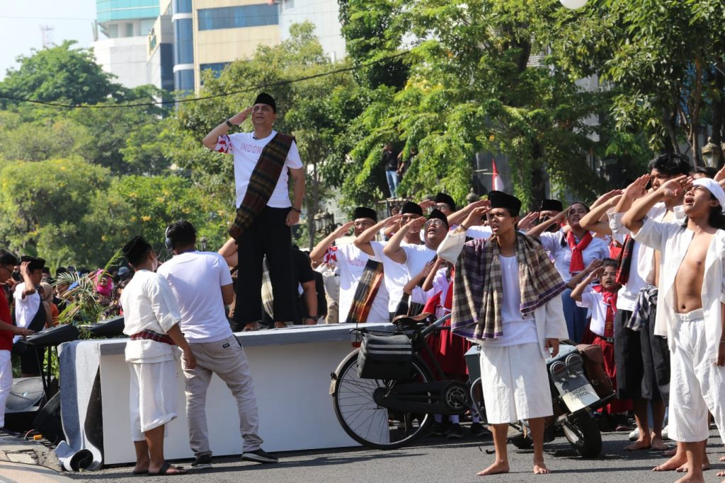 Pemkot Surabaya Gelar Drama Musikal Sejarah “Berkibarlah Benderaku”, Warga: ke depannya dapat terus digelar
