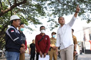 Wali Kota Eri Cahyadi Minta Pengerjaan Saluran Dikebut