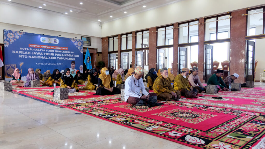 Dukung Kafilah Jatim di MTQ Nasional XXIX, Pemkot Surabaya Gelar Khotmil Quran