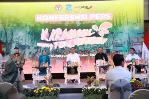 Semarak “Karnaval nang Tunjungan”, Wali Kota Eri Cahyadi Ajak Masyarakat Populerkan Batik Surabaya