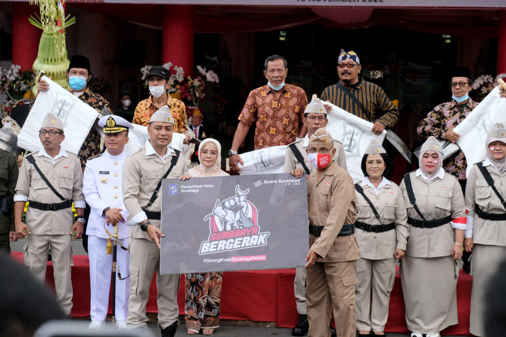 Pemkot Surabaya Launching Program “Surabaya Bergerak” di Peringatan Hari Pahlawan