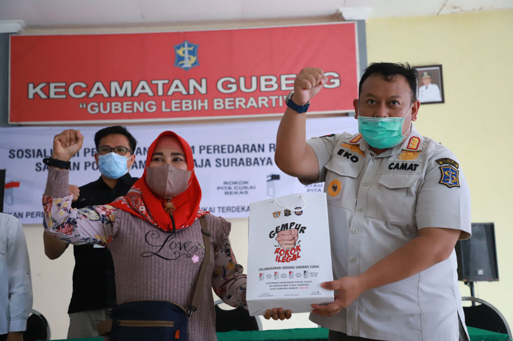 Mulai Hari Ini, Pemkot Surabaya Gelar Sosialisasi Gempur Rokok Ilegal
