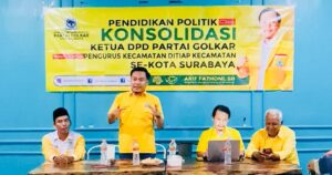 Gelar Konsolidasi Partai, Arif Fathoni Sebut Golkar Usung Sarmudji untuk Cagub Jatim 2024