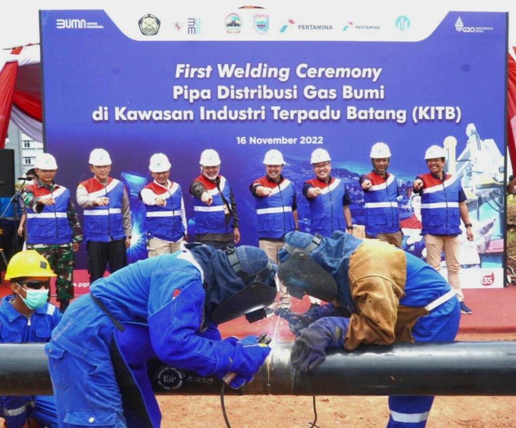 Komitmen Layani Energi Ramah Lingkungan, PGN Subholding Gas Pertamina Mulai Bangun Infrastruktur Gas Bumi KIT Batang