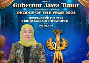 Gubernur Khofifah Raih Predikat Governor of The Year for Education and Empowerment Tahun 2022