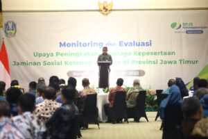 Sekdaprov Jatim Minta BPJS Ketenagakerjaan Massifkan Edukasi Pentingnya Manfaat Asuransi hingga Jaminan Kerja di Jatim