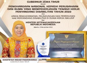 Bukti Jatim Komitmen Penuhi Hak Penyandang Disabilitas