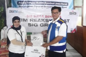 SIG Kirimkan Tim Reaksi Cepat (TRC) Salurkan Bantuan untuk Korban Bencana Gempa Bumi Cianjur