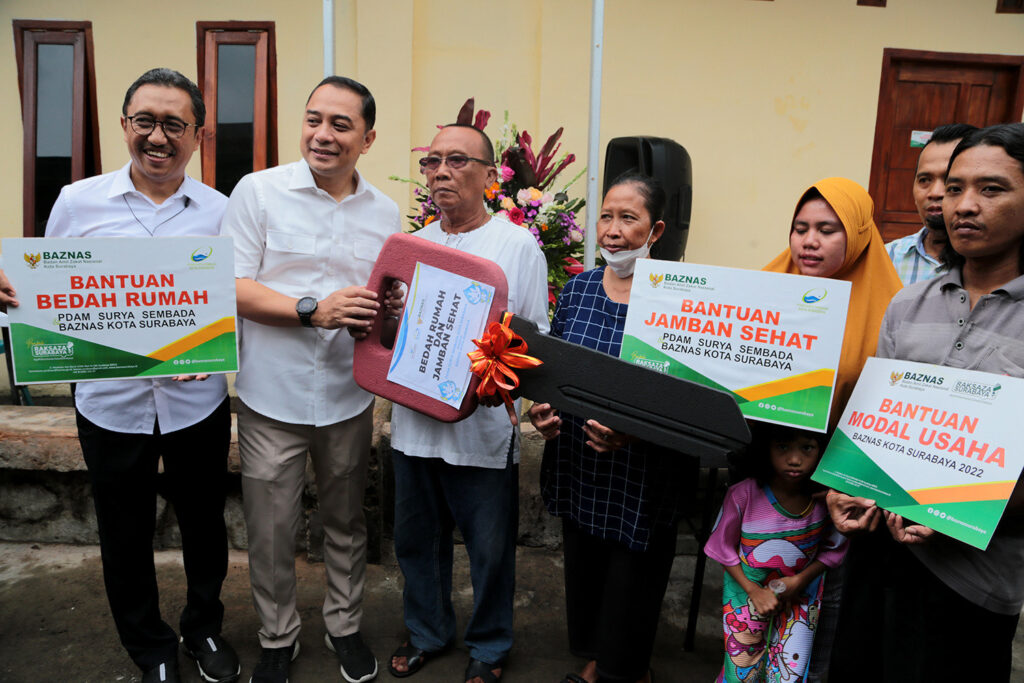 Pemkot Surabaya bersama Baznas Bangun Rumah Korban Kebakaran Jalan Kedondong dan Korban Kebakaran di Surabaya Dibantu Pembangunan Rumah hingga Diberikan Modal Usaha