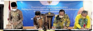 Pemkab Tanbu Lakukan MoU Penyelenggaraan Pelayanan Publik dengan Ombudsman RI