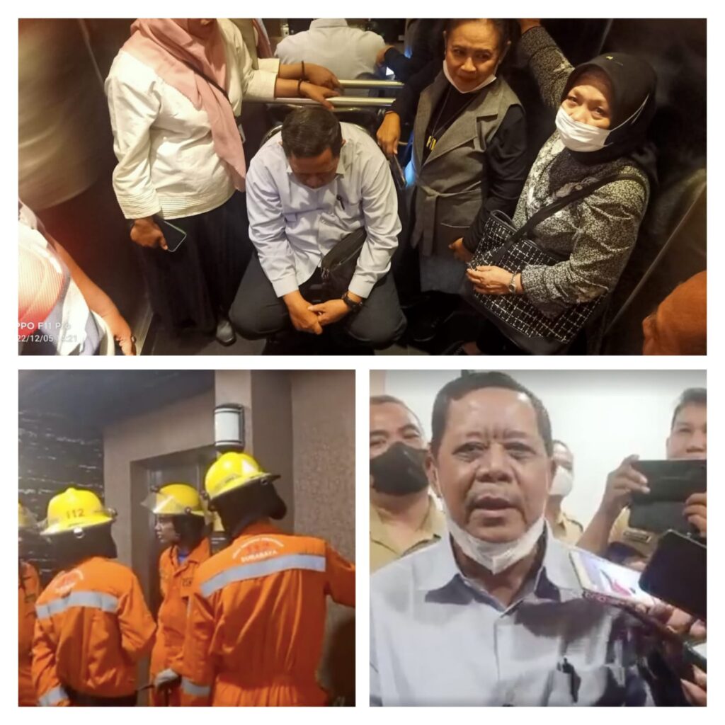 Lift Gedung DPRD Surabaya Macet, Ketua Fraksi PKB Terjebak Selama 2,5 Jam