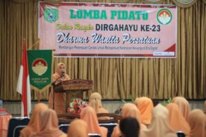 Tingkatkan Kemampuan Bicara di Depan Publik, DWP Tanbu Gelar Lomba Pidato Ketua SKPD