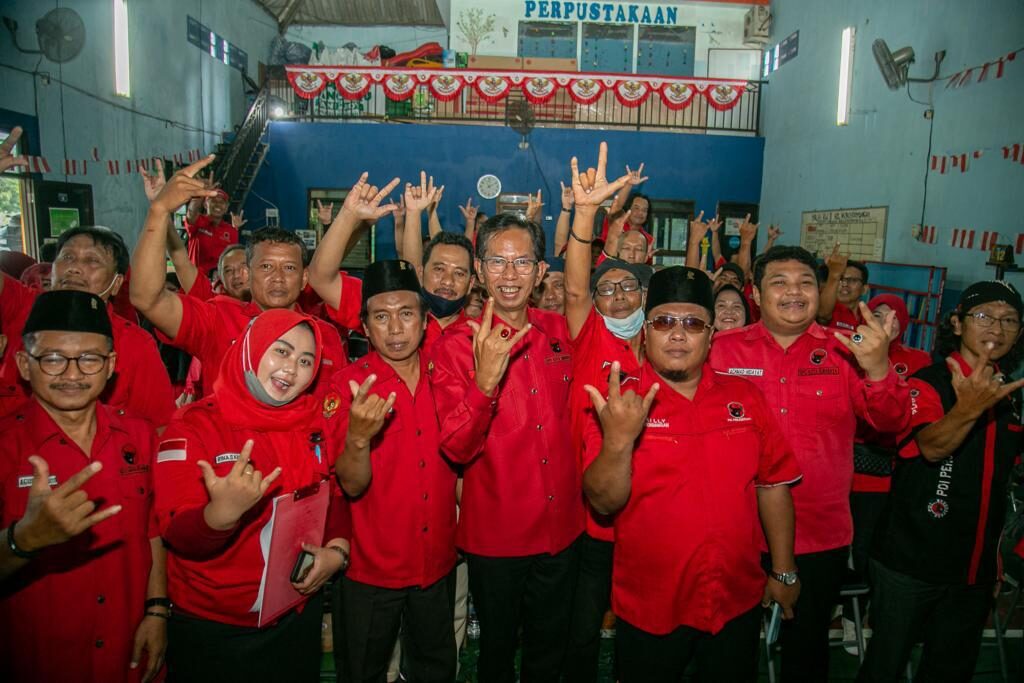 Menyandang No. 3, PDIP Surabaya: Salam Metal, Merah Total, Menang Total..!!!