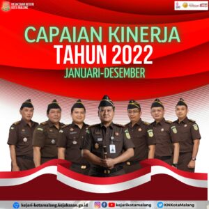 Akhir Tahun, Kejari Kota Malang Paparkan Refleksi Kinerja Tahun 2022
