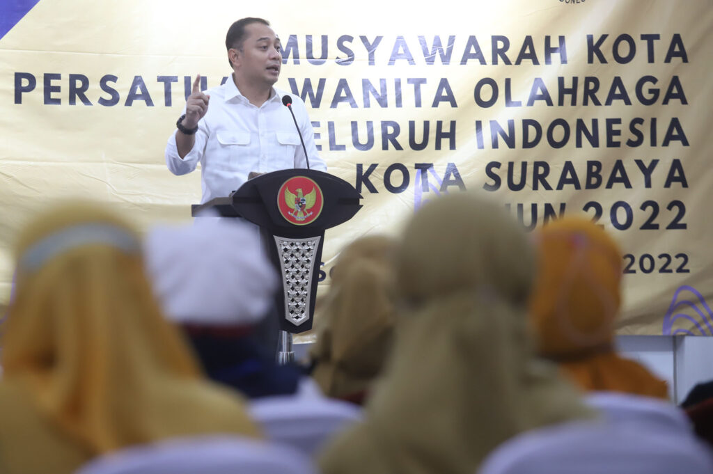 Wali Kota Eri Dukung PERWOSI Surabaya Tingkatkan Prestasi Atlet Wanita
