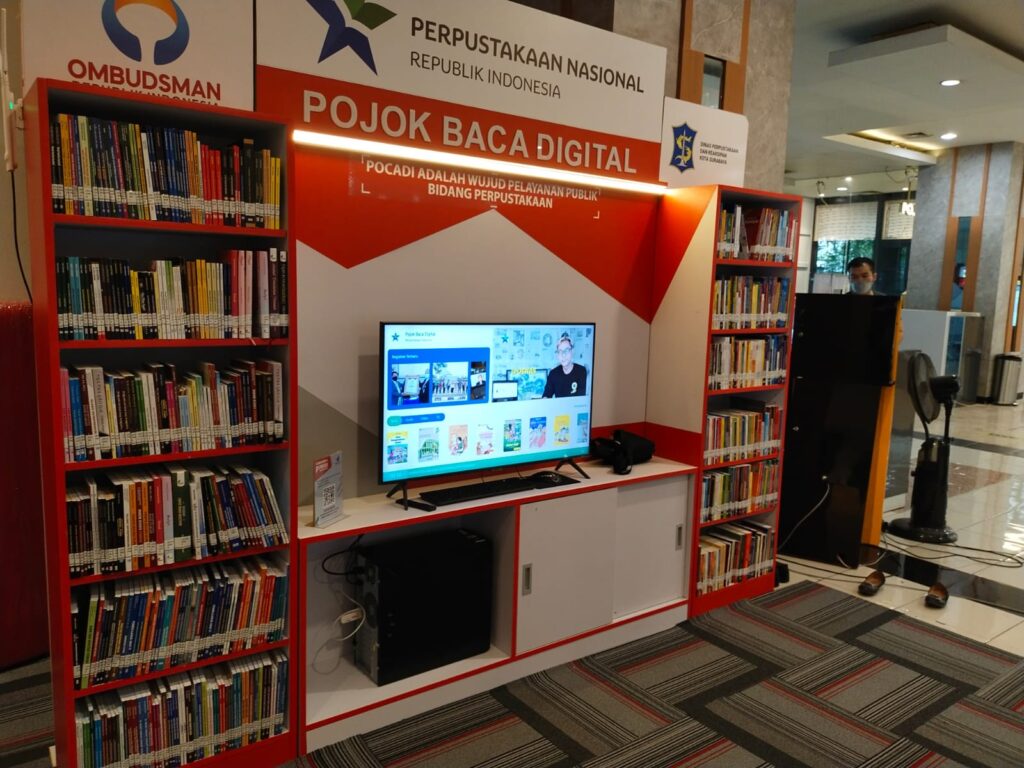 Pojok Baca Digital Hadir di Mall Pelayanan Publik Siola Surabaya