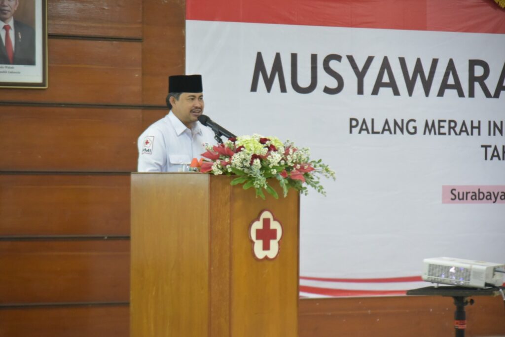 Sekda Kota Ikhsan Resmi Menjadi Ketua PMI Surabaya