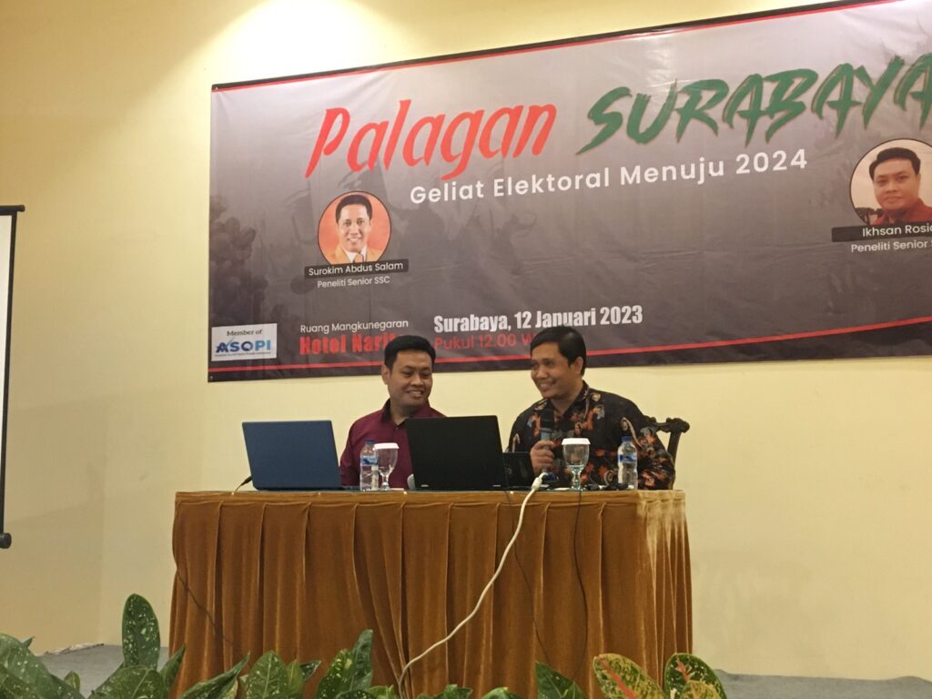 SSC: Mayoritas Warga Surabaya Belum Mantab Menentukan Pilihan Untuk Pemilu 2024