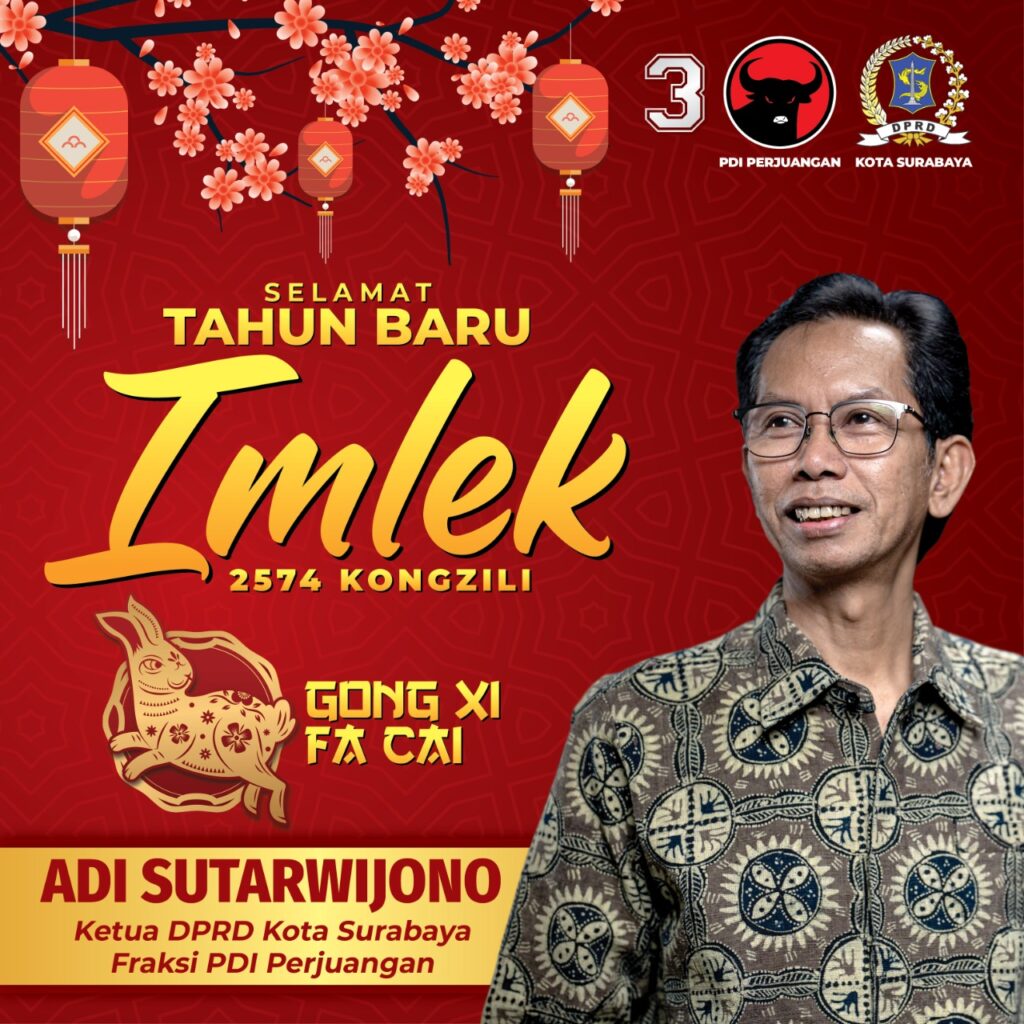 Perayaan Tahun Baru Imlek, PDIP Surabaya: Momentum Pererat Keharmonisan