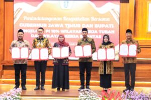 Tandatangani Kesepakatan Bersama Pengelolaan PI 10 %, Gubernur Khofifah Harap Jadi Pengungkit Ekonomi dan Tingkatkan Pembangunan Daerah