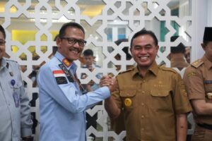 Bupati Tanbu Terima Kunjungan Perdana Kanwil Kemenkumham Kalsel