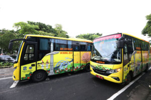 Cegah Pelajar Dibawah Umur Gunakan Kendaraan Bermotor, Pemkot Surabaya Sediakan 9 Bus Sekolah Gratis