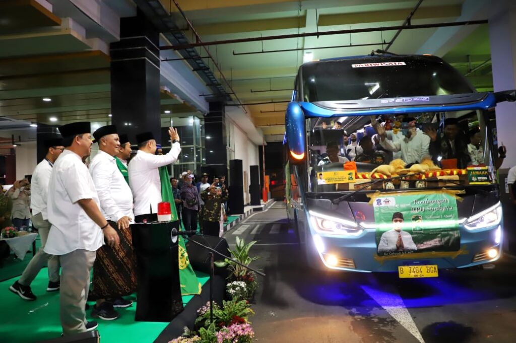 Wali Kota Eri Cahyadi Berangkatkan 68 Bus dengan Ribuan Jamaah ke Harlah Satu Abad NU
