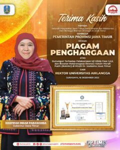 Pemprov Jatim Raih Penghargaan Rektor Unair Atas Dukungan Pelaksanaan Uji Klinis Vaksin Merah Putih