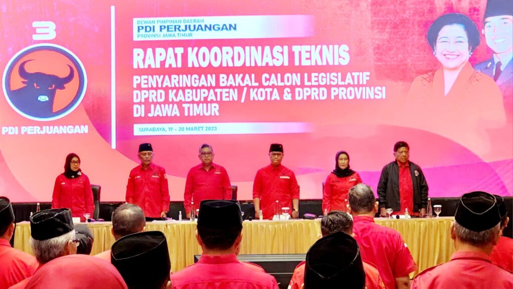 Dihadiri Hasto dan Jajaran DPP, PDIP Gelar Rakernis di Jawa Timur Demi Menangkan Pemilu 2024