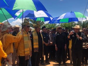 Panen Nasional di Tanah Bumbu Dihadiri Mentan Sahrul Yasir Limpo