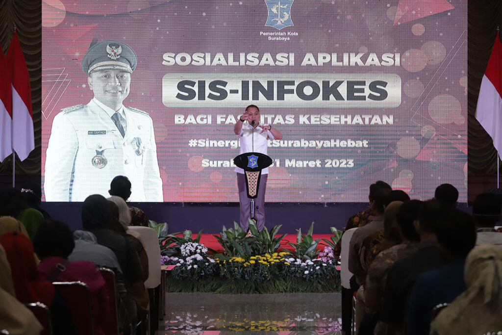 Wali Kota Eri Cahyadi Sosialisasikan Sis-Infokes kepada 501 Faskes se-Surabaya
