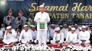 Bupati Zairullah Sebut Hujan Lebat di Acara Puncak Peringatan Hari Jadi Tanbu ke 20 adalah Berkah