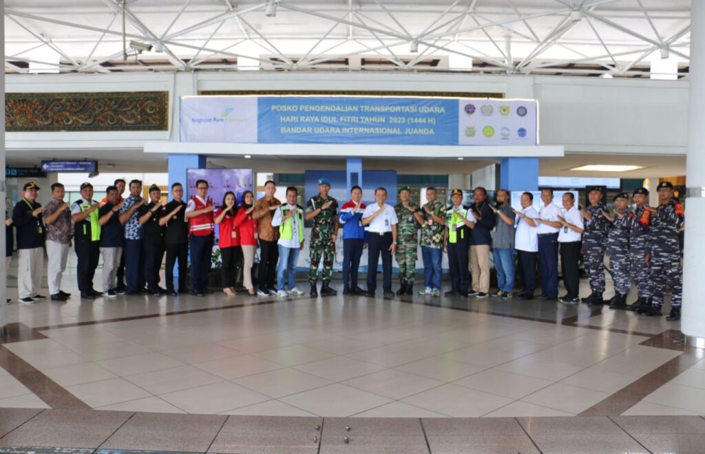 Bandara Juanda Resmi Buka Posko Pengendalian Angkutan Lebaran 2023