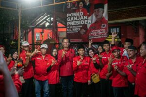 Kader Banteng Surabaya Dirikan Posko Gotong Royong “Ganjar Presiden” di Tandes