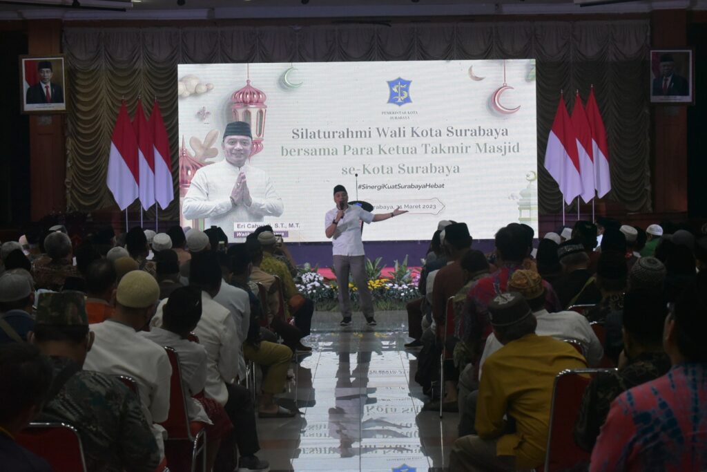 Wali Kota Eri Cahyadi Ajak Takmir Masjid se Surabaya Urus IMB Tempat Ibadah hingga Jadi UPZ