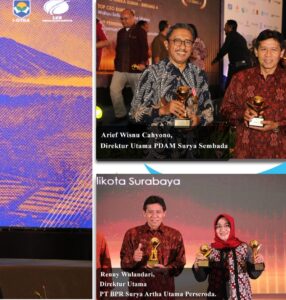 BUMD Kota Surabaya Raih 5 Penghargaan TOP BUMD Awards 2023 di Jakarta