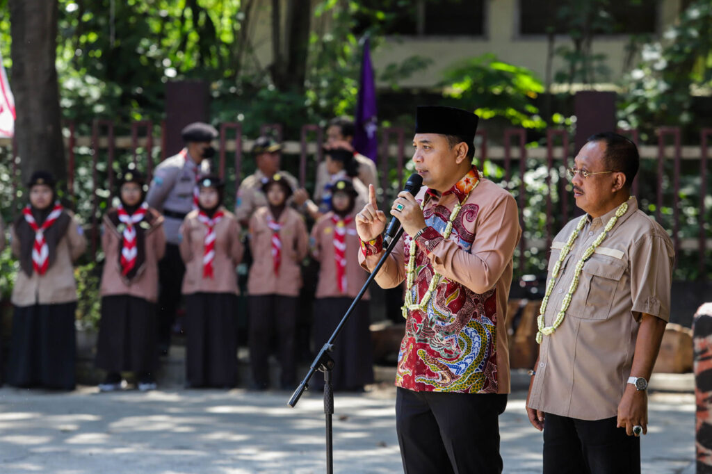 Wali Kota Eri Cahyadi Letakkan Batu Pertama, Tandai Pembangunan Gedung Pramuka Surabaya