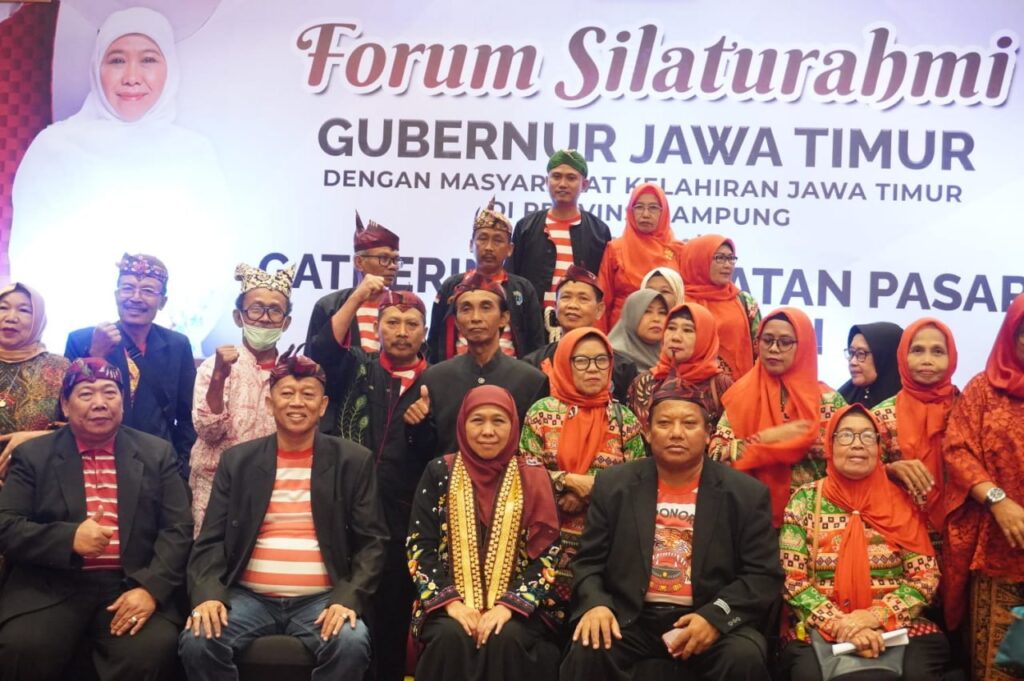 Silaturahmi Warga Jatim di Lampung, Gubernur Khofifah Harapkan Jadi Penguatan Pasar Antar Daerah