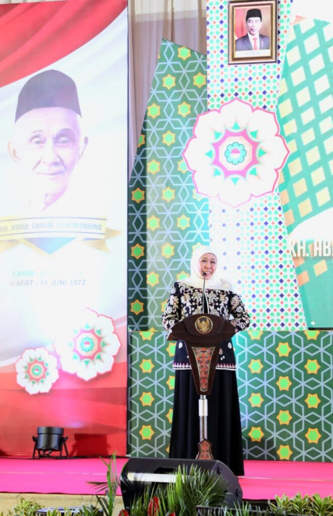 Gubernur Khofifah Dukung Usulan KH Abdul Chalim Leuwimunding Sebagai Pahlawan Nasional