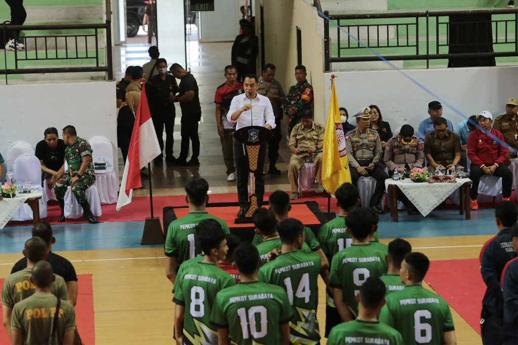 Perkuat Silaturahmi, Pemkot Surabaya Pertama Kali Gelar Kejuaraan Bola Voli antar Instansi se-Jatim