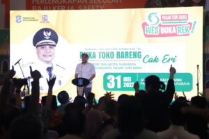 Buka Serentak di Peringatan HJKS Ke-730, Pemkot Surabaya Bebaskan Retribusi Stand Pasar Turi Baru hingga 10 Tahun