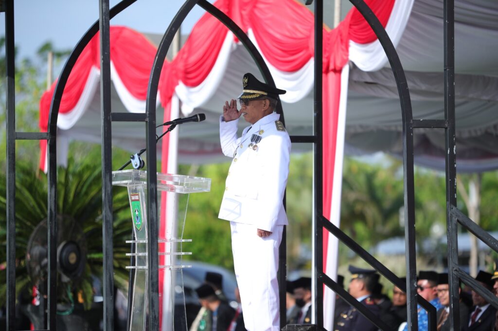 Wabup HM.Rusli Pimpin Upacara Peringatan Harlah Pancasila Pemkab Tanbu
