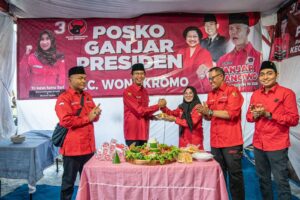 Bulan Bung Karno, Tri Indah Ratna Sari Dirikan Posko Ganjar Presiden di Kampung Bantaran Sungai