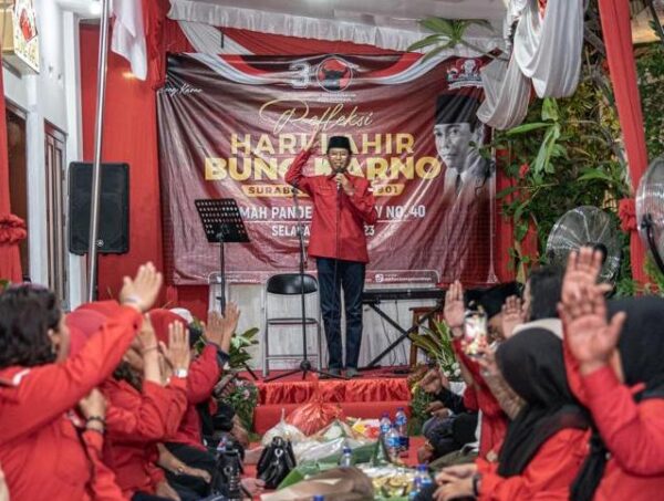 Peringati Harlah Bung Karno, PDIP Surabaya Apresiasi Pertemuan Jokowi, Megawati, dan Ganjar