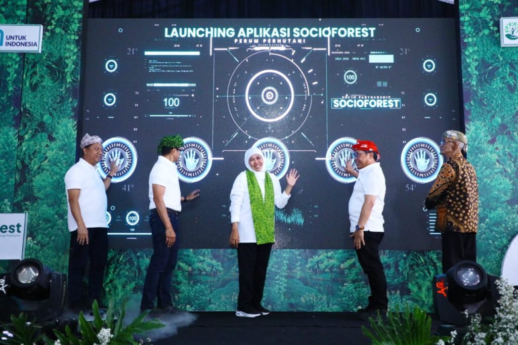 Gubernur Khofifah Dukung Peluncuran Platform Socio Forest