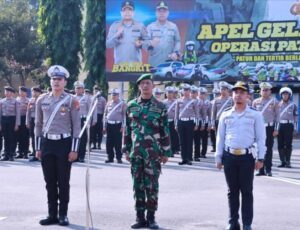 Polres Kediri Gelar Apel Gabungan Operasi Patuh Semeru 2023