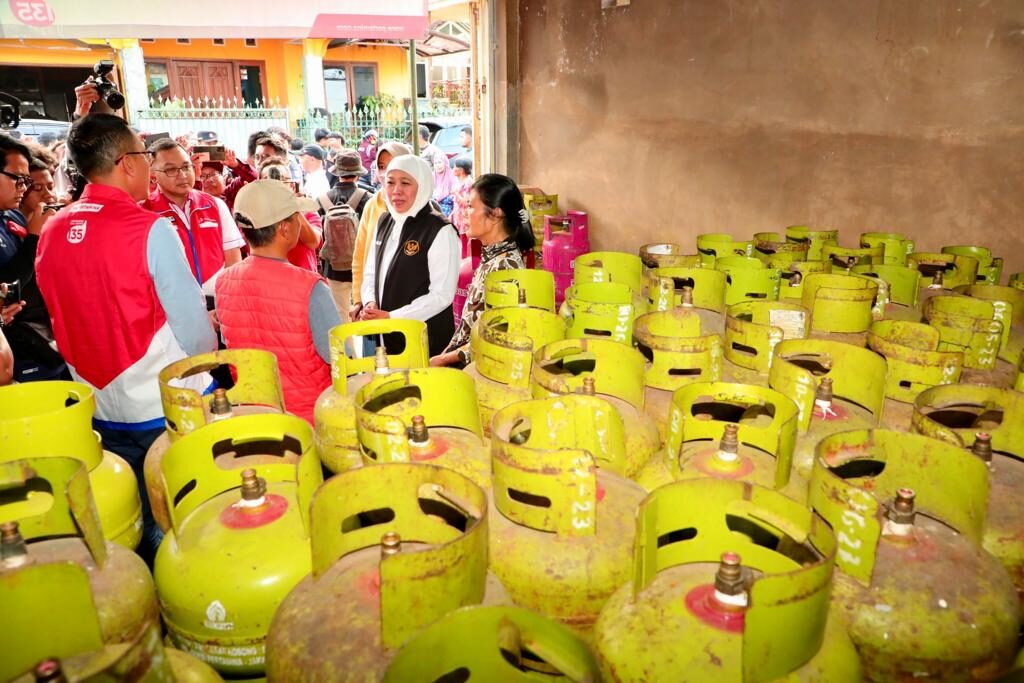 Pantau Ketersediaan LPG 3 Kg di Kota Batu, Gubernur Khofifah Pastikan Stok Aman dari Hulu ke Hilir