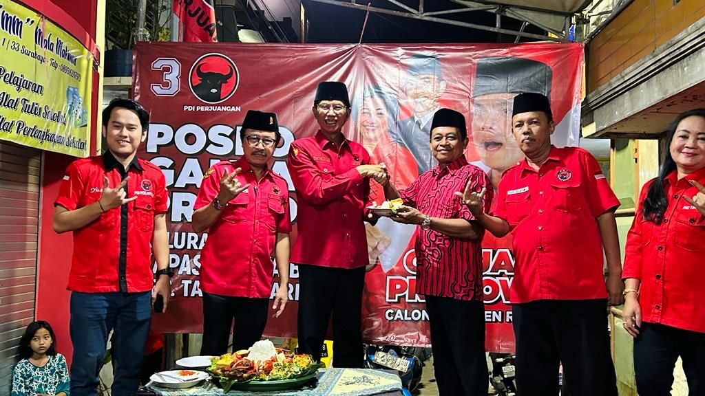 Jawara Hasil Survei, Kader PDIP Surabaya Makin Ngegas Kampanyekan Ganjar Pranowo