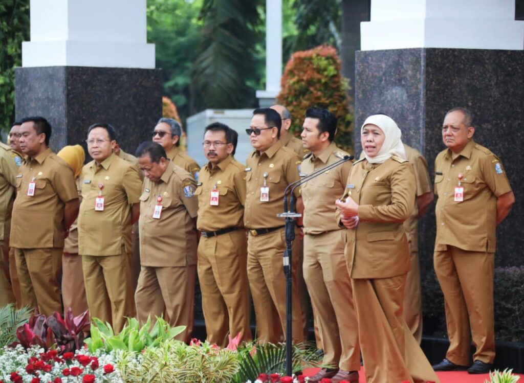 Hari Pertama Usai Libur Idul Adha, Gubernur Khofifah Minta ASN Langsung Tancap Gas