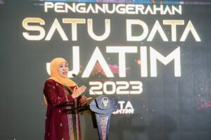 SATA Jatim Award 2023, Gubernur Khofifah Sebut Integrasi Data Jadi Kunci Efisiensi dan Transparansi Pembangunan Daerah